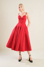 DREAM KEEPER WOVEN MIDI DRESS - By Baano