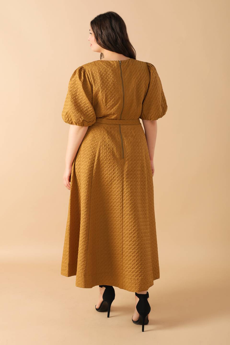 CAN'T STOP ME WOVEN MIDI DRESS - By Baano