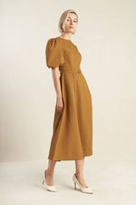 CAN'T STOP ME WOVEN MIDI DRESS - By Baano
