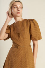 CAN'T STOP ME WOVEN MIDI DRESS - By Baano