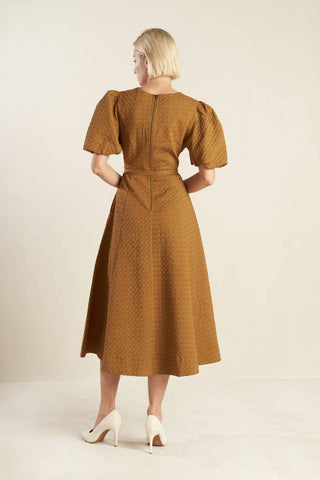 CAN'T STOP ME WOVEN MIDI DRESS - By Baano