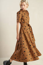 READY TO GO WOVEN MIDI DRESS - By Baano