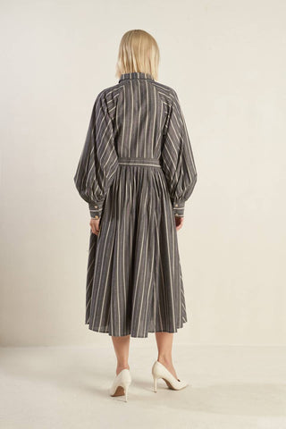 WHAT I FEEL WOVEN MIDI DRESS - By Baano