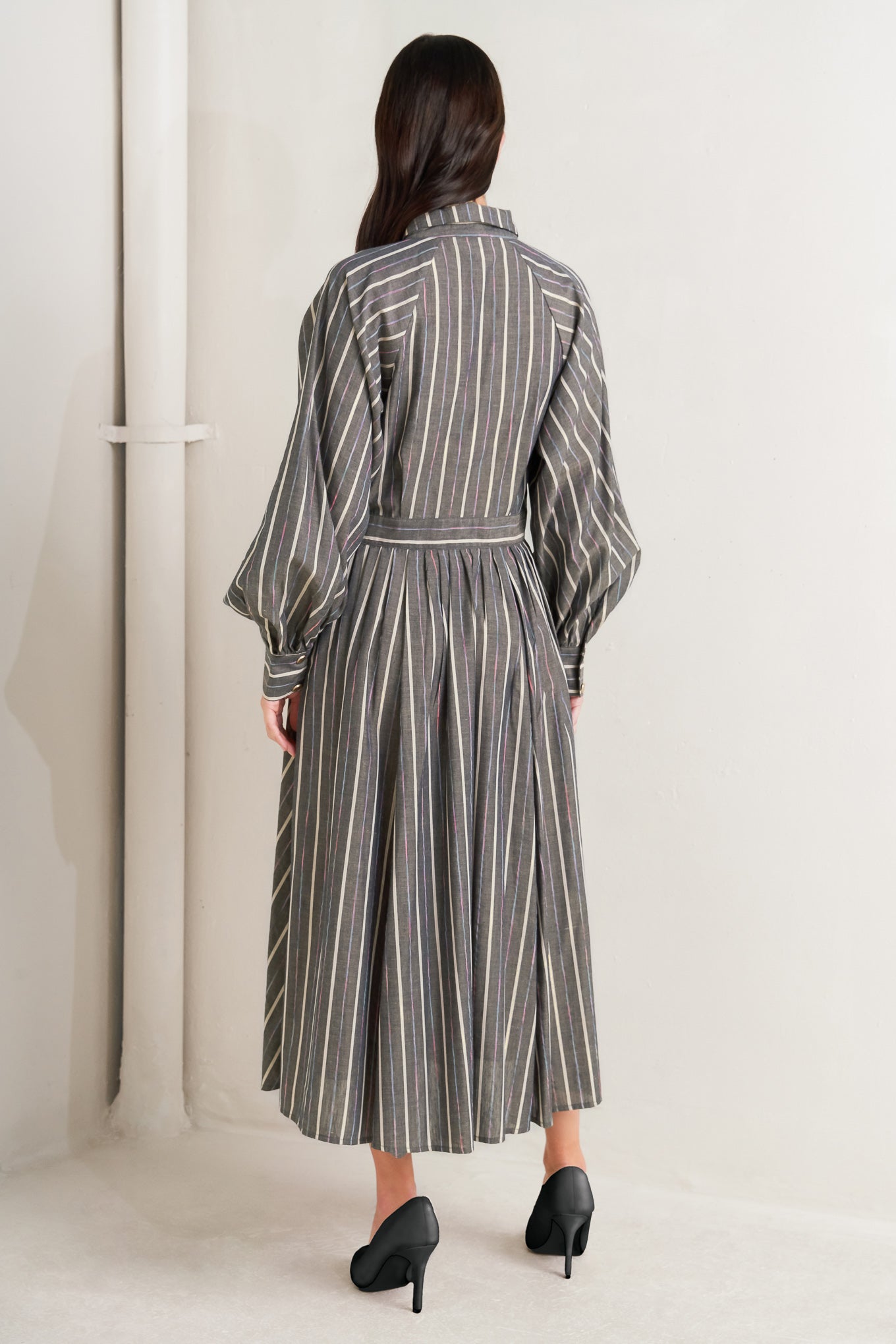 WHAT I FEEL WOVEN MIDI DRESS Flying Tomato