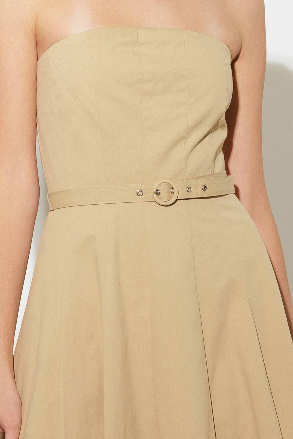 TAKING COMPLIMENTS WOVEN MIDI DRESS - By Baano