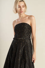 THE TRUTH IS WOVEN LACE MIDI DRESS - By Baano