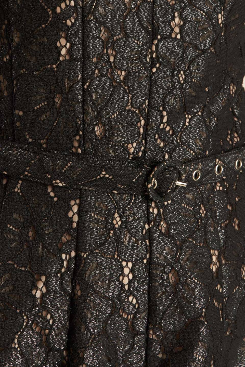 THE TRUTH IS WOVEN LACE MIDI DRESS - By Baano