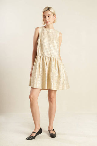 HORIZON HIDEAWAY WOVEN MINI DRESS - By Baano