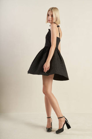 COVETED SWEETNESS WOVEN LACE MIDI DRESS - By Baano
