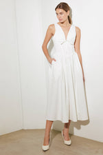 FANCIFUL ESCAPES WOVEN MIDI DRESS - By Baano