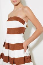 EVERYDAY HUSTLE RUST WOVEN MIDI DRESS - By Baano