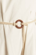 RIVERSIDE SIPS WOVEN MIDI DRESS - By Baano