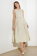 OVER THE WATERS WOVEN MIDI DRESS - By Baano