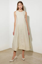 OVER THE WATERS WOVEN MIDI DRESS - By Baano
