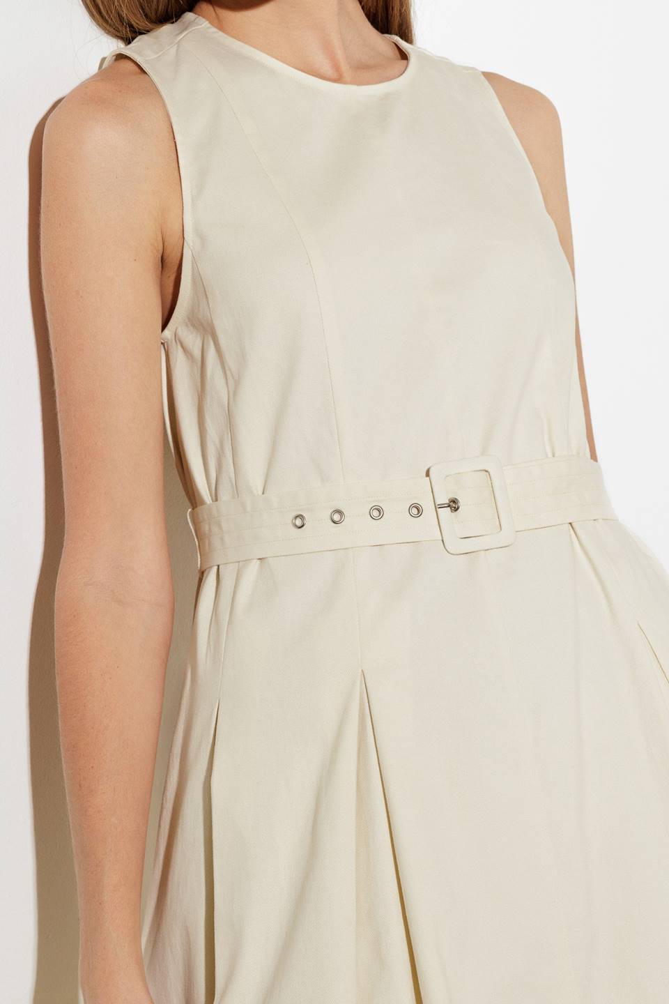 OVER THE WATERS WOVEN MIDI DRESS - By Baano