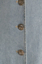 NAUTICAL & NICE DENIM MIDI DRESS - By Baano