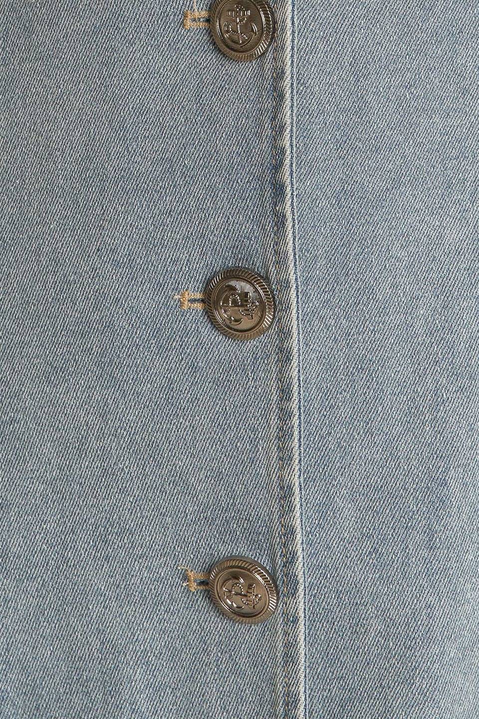 NAUTICAL & NICE DENIM MIDI DRESS - By Baano