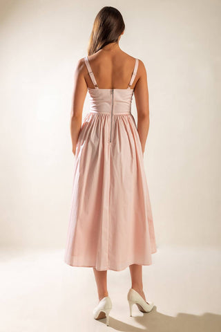EASILY LOVED WOVEN MIDI DRESS - By Baano
