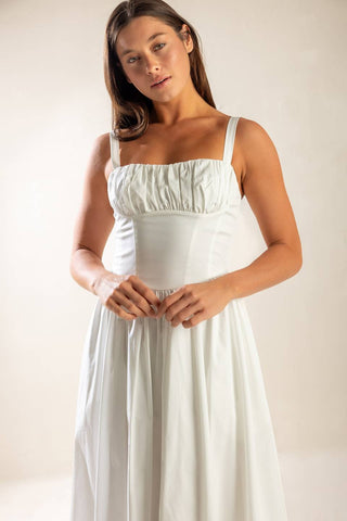 EASILY LOVED WOVEN MIDI DRESS - By Baano