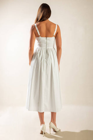 EASILY LOVED WOVEN MIDI DRESS - By Baano