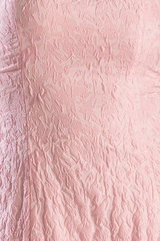 ROLL WITH IT PINK WOVEN MIDI DRESS - By Baano