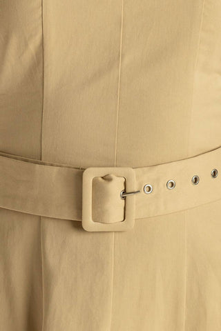 SUNLIT SOIREE WOVEN MIDI DRESS - By Baano