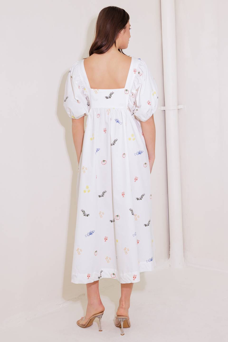 THE WORLD IS YOURS WOVEN MIDI DRESS - By Baano