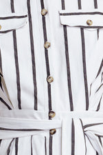 HUGS & VANILLA CLOUDS WOVEN MIDI DRESS - By Baano