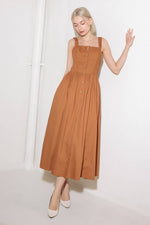 SOAK IN THE SUNSET WOVEN MIDI DRESS - By Baano