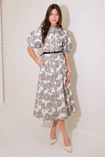 TIME AFTER TIME WOVEN MIDI DRESS - By Baano