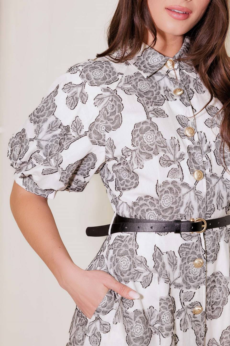 TIME AFTER TIME WOVEN MIDI DRESS - By Baano