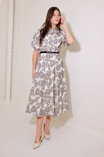 TIME AFTER TIME WOVEN MIDI DRESS - By Baano