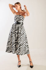 NOT SO ORDINARY WOVEN MIDI DRESS - By Baano