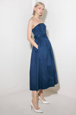 ENDLESSLY CHARMING WOVEN MIDI DRESS - By Baano