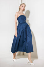 ENDLESSLY CHARMING WOVEN MIDI DRESS - By Baano