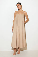 DAISY LANE WOVEN MIDI TENT DRESS - By Baano