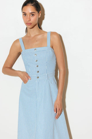 CAREFREE DAISY WOVEN MIDI DRESS - By Baano