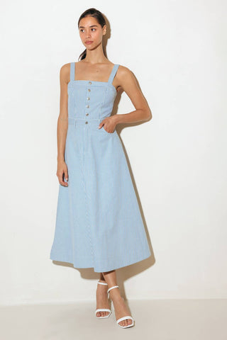 CAREFREE DAISY WOVEN MIDI DRESS - By Baano