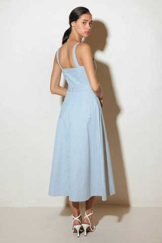 CAREFREE DAISY WOVEN MIDI DRESS - By Baano