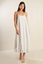 JUST WONDERING WOVEN MIDI DRESS - By Baano