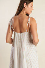 JUST WONDERING WOVEN MIDI DRESS - By Baano