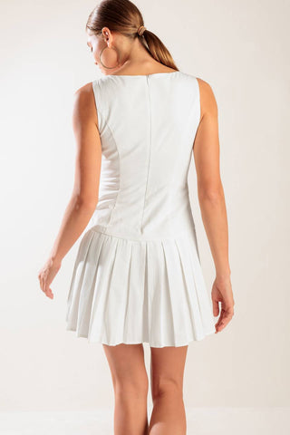 NO COMPARISON WHITE WOVEN MINI DRESS - By Baano