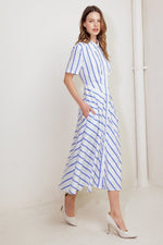 YOU HAD ME AT WOVEN MIDI DRESS - By Baano