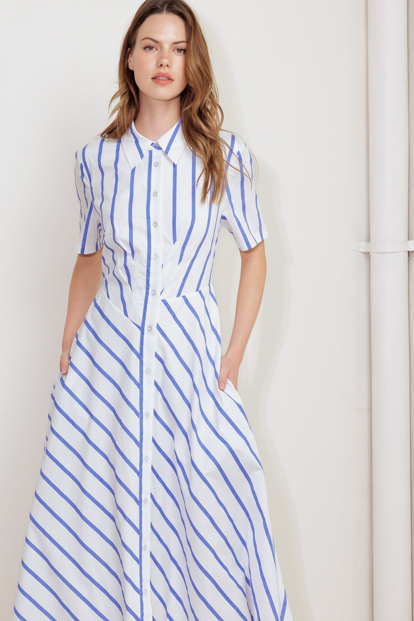 YOU HAD ME AT WOVEN MIDI DRESS - By Baano