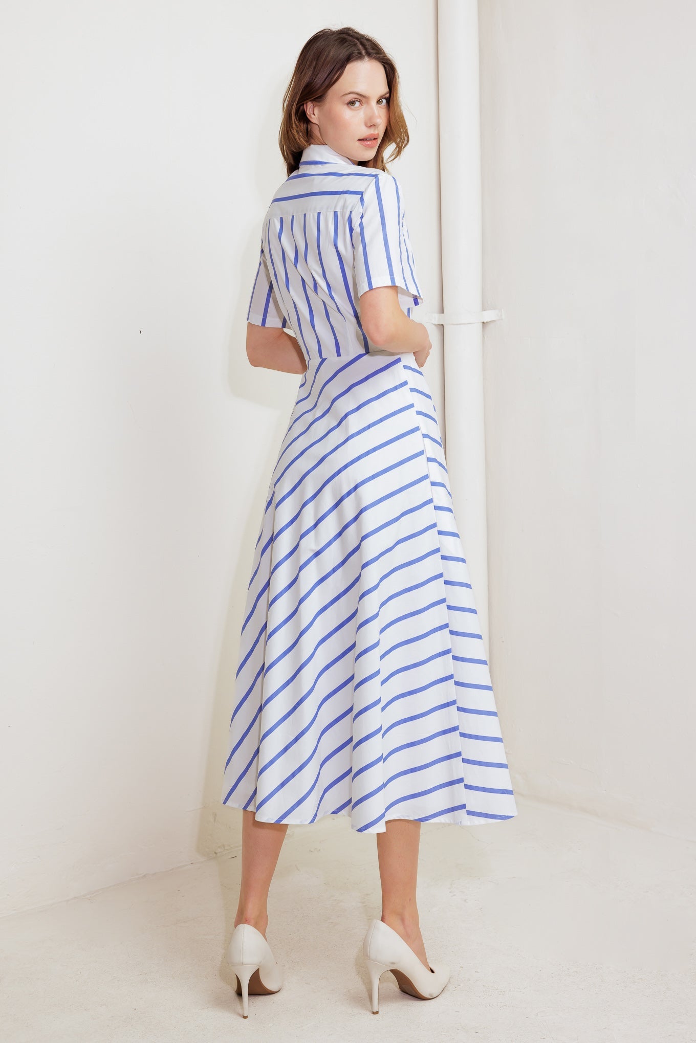 YOU HAD ME AT WOVEN MIDI DRESS - By Baano