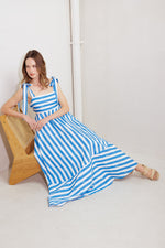 OCEAN BREEZE WOVEN MIDI DRESS - By Baano