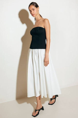 SHIFT STUDIO SOLID MIDI DRESS - By Baano