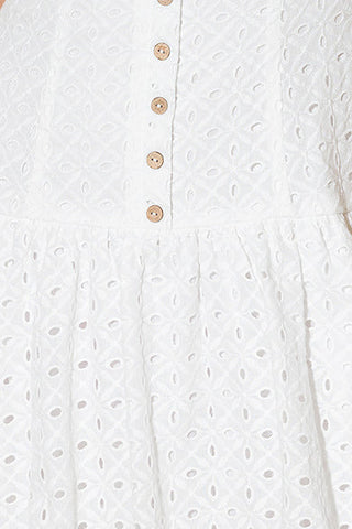 AT FIRST GLANCE WOVEN MINI DRESS - By Baano
