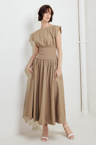 DREAMWEAVER ROMANTIC WOVEN MIDI DRESS - By Baano