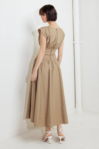 DREAMWEAVER ROMANTIC WOVEN MIDI DRESS - By Baano